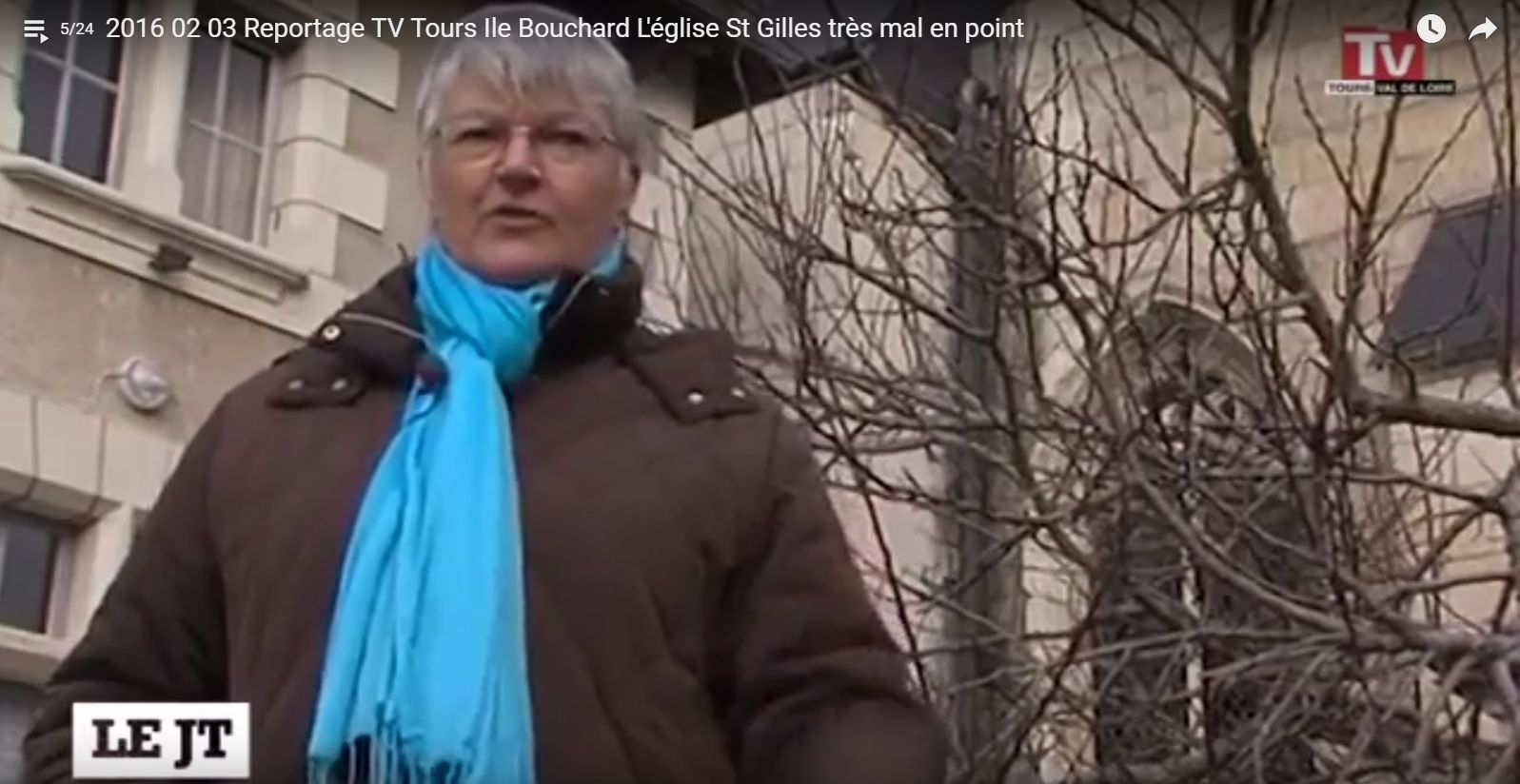 Reportage TV Tours – L’Eglise St Gilles très mal en point